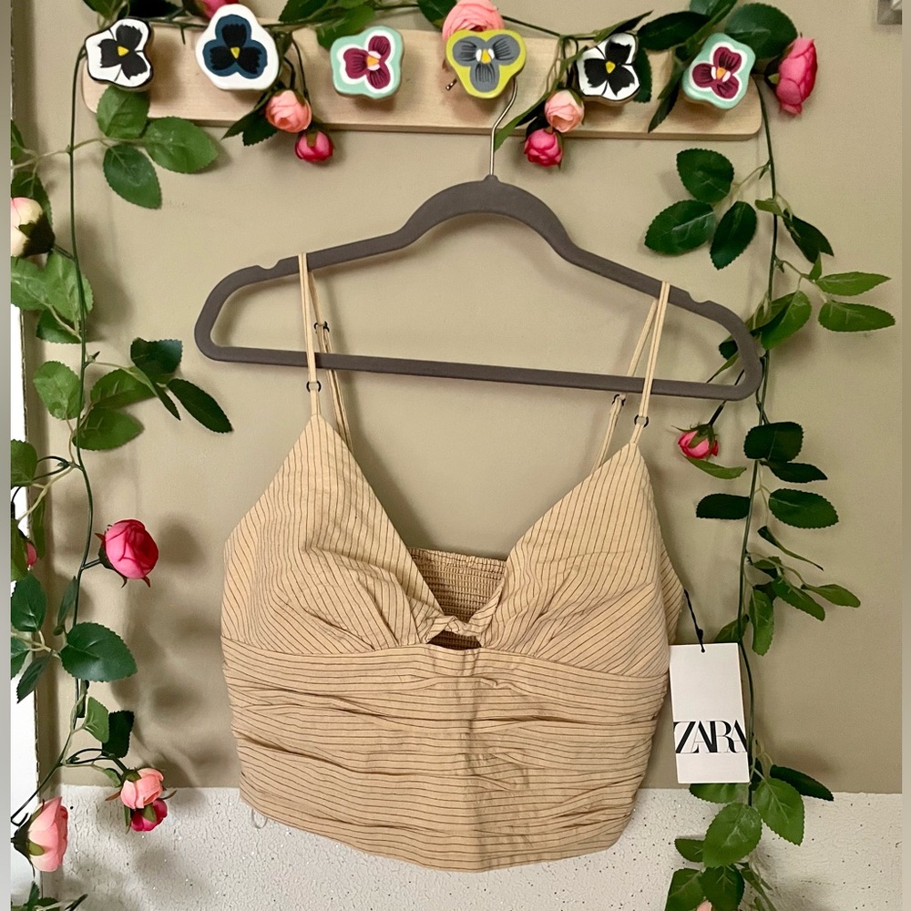 Zara Cutout Cropped Tank